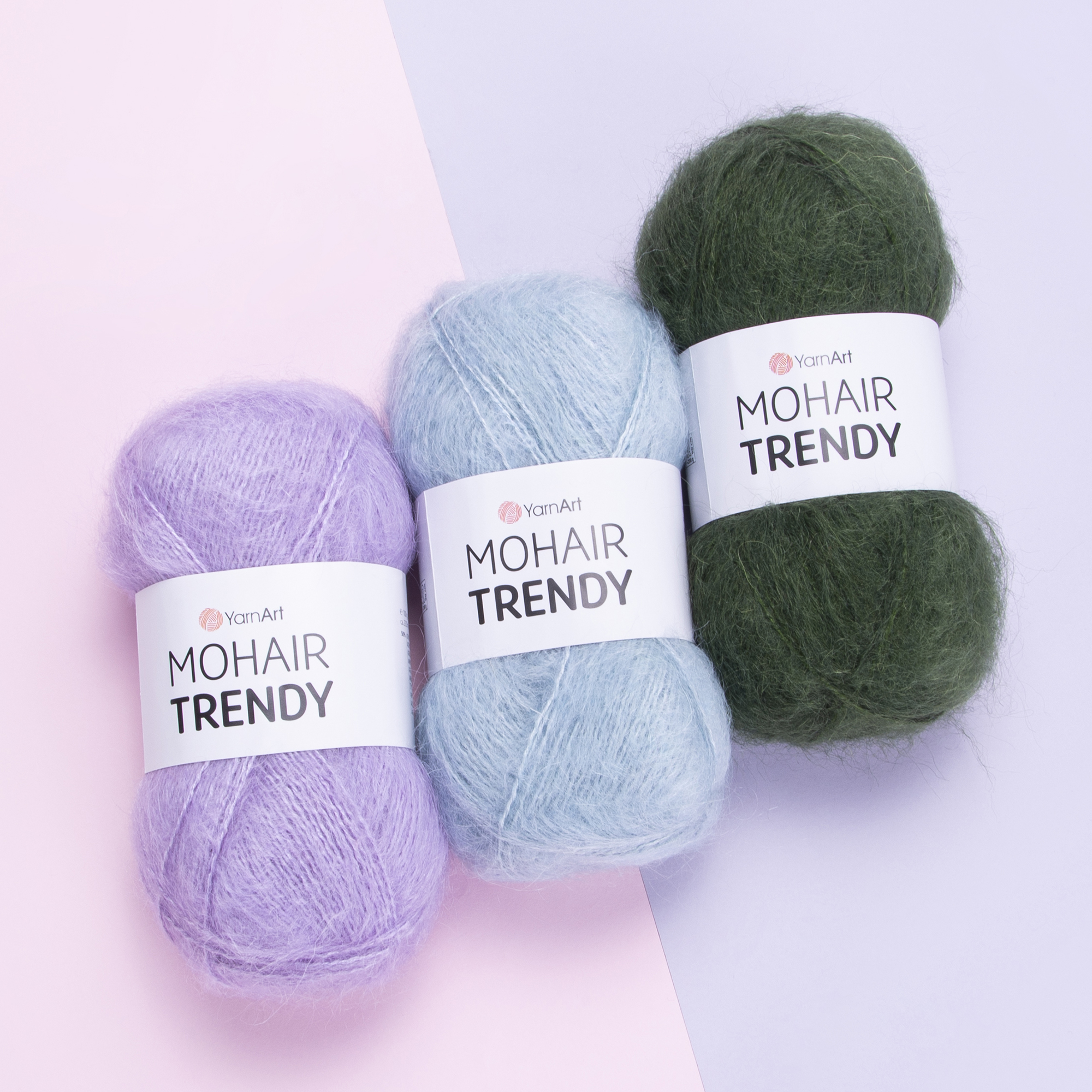 Прежда Ярн Арт Мохер Тренди (YarnArt Mohair Trendy)