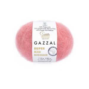 Прежда Газал Супер Кид Мохер (Gazzal Super Kid Mohair) 25 г 237 м