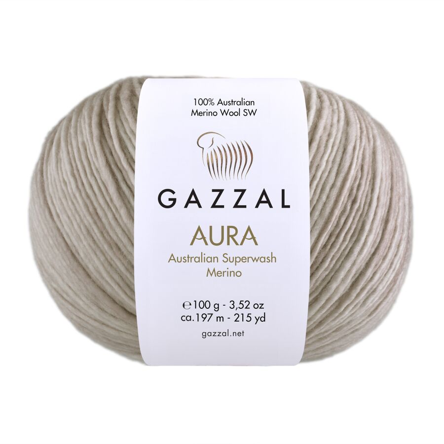 Прежда Газал Аура (Gazzal Aura) 100 г 197 м – мериносова вълна