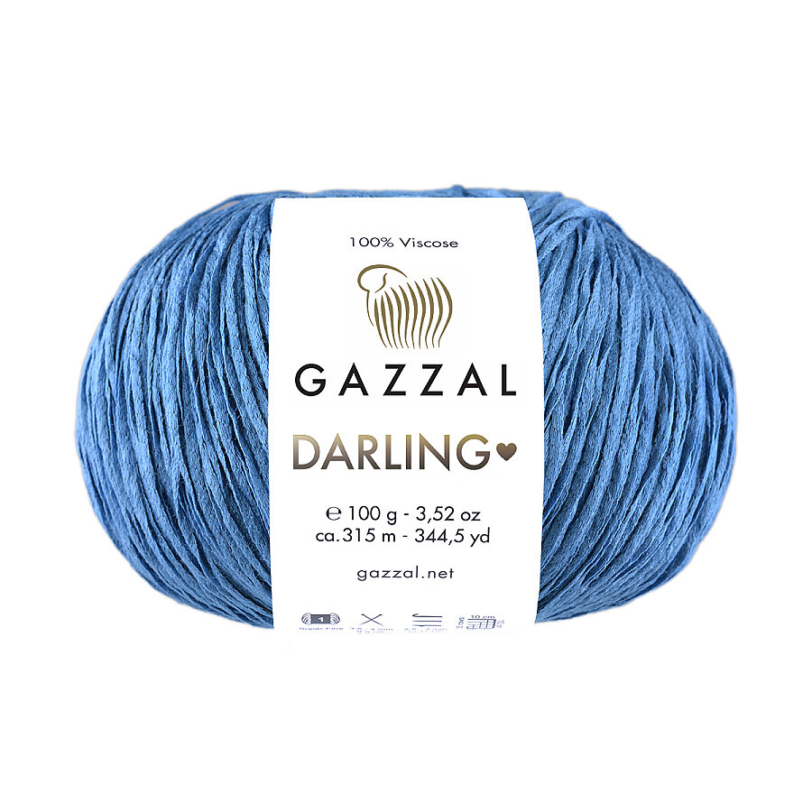 Прежда Газал Дарлинг (Gazzal Darling) 100 г 315 м – 100% вискоза